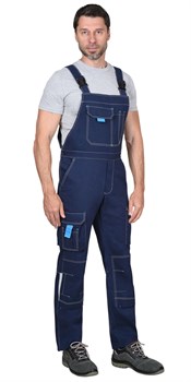 Полукомбинезон СИРИУС-ДЖЕТ синий с голубым тк. мех. стрейч с ВО - фото 90309