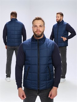 Жилет утепленный Офис (Дюспо), темно-синий - фото 92108