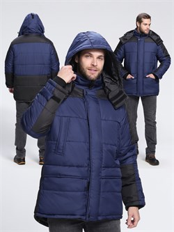Куртка зимняя Европа CH (тк.Дюспо), т.синий/черный - фото 92227