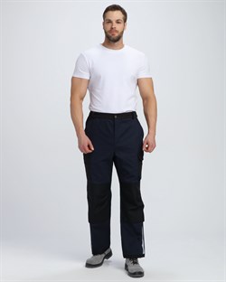 Брюки Милан CH (тк.Смесовая,260), т.синий/черный - фото 92298