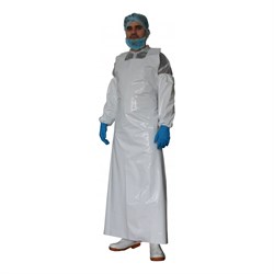 Фартук ЛАРИСАН полиуретановый облегченный (83х150) белый (ФАР011) - фото 92400