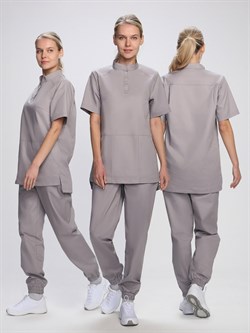 Костюм женский MedLine® Ева (тк.Смесовая,145), св.серый - фото 92440