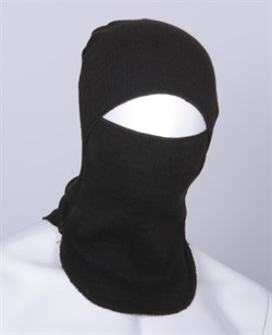 Подшлемник трикотажный зимний, черный - фото 92541