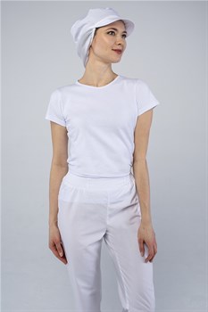 Кепи универсальная с сеткой ХАССП (тк.ТиСи), белый - фото 92561