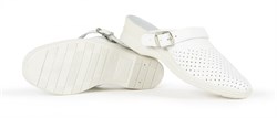 Сабо женские нат.кожа ПВХ, белый - фото 92672