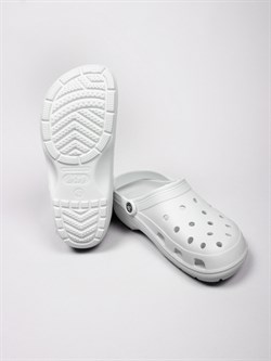 Сабо с ремешком и перфорацией мужские ЭВА Step, белый - фото 92835