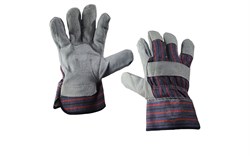 Перчатки спилковые комбинированные - фото 93404