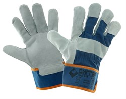 Перчатки спилковые комбинированные ДИГГЕР, ПЕР614 - фото 93418