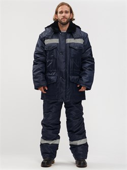 Костюм зимний Мастер NEW (тк.Оксфорд) п/к, т.синий КОС 912 - фото 93694