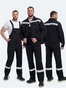 Костюм Троя IMP (тк.Саржа,320) п/к, т.синий/бежевый - фото 93811