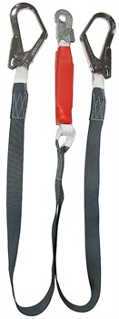 Строп аАд К50+К20 NL (лента) двойной с амортизатором 2 бол.+1 соед. кар. - фото 94137