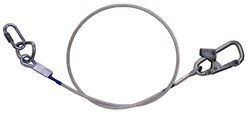 Строп Б+Кс (стальной трос) 1 монт.+1 соед.кар. 1,5м - фото 94145