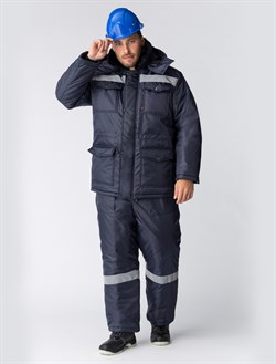 Костюм зимний Мастер (Оксфорд) п/к, темно-синий - фото 94224