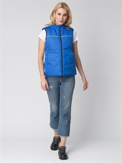 Жилет утепленный женский PROFLINE BASE (Дюспо), васильковый - фото 94258