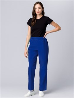 Брюки женские Классик (тк.ТиСи), васильковый - фото 94259