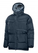 LEON утепленная куртка с капюшоном темно-синяя