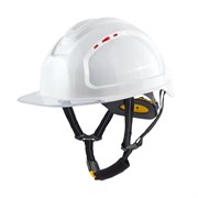Каска СОМЗ-80 АБСОЛЮТ ПРЕСТИЖ RAPID (783717) белая, бесцветный козырек