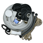 Противогаз шланговый БРИЗ-0301 (ПШ-1С), ШМП-2 шт, шланг ПВХ