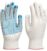 Перчатки х/б с ПВХ 10 КЛАСС,48 гр