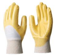 Перчатки НИТРИЛ ЛАЙТ, (Р6205/Р5005) с нитриловым покрытием, интерлок, частичный облив, резинка