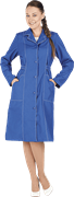 Халат СИБИРЯЧКА летний, василек, женский