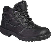 Ботинки БИЗОН с МП иск. мех, юфтевые ПУ