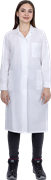 Халат рабочий БЯЗЬ летний, белый, женский (ГОСТ)