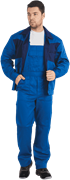 Костюм СПЕЦИАЛИСТ-2 летний, василек-т/синий (Куртка+полукомбинезон)