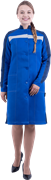 Халат РОУД летний, василек-т.синий, женский