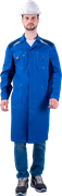 Халат ТУРБО SAFETY летний, василек-синий