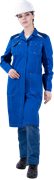 Халат ТУРБО SAFETY летний, василек-синий, женский