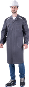 Халат ТУРБО SAFETY летний, серый-т.серый