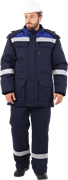 Костюм АНТИСТАТ зимний, т/синий-василек
