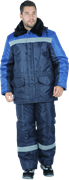 Костюм РЕГИОН зимний, т/синий-василек