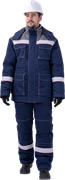 Костюм НАДЫМ зимний, т/синий-серый