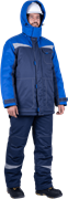 Костюм КМ-10 ЛЮКС зимний 3-4 класс, синий-василек