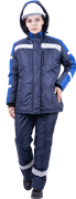 Костюм РОУД зимний, т/синий-василек, женский