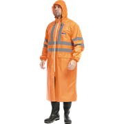 Плащ EXTRA-VISION WPL влагозащитный флуоресцентный оранжевый