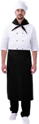 Костюм ШЕФ-ПОВАР, белый-черный