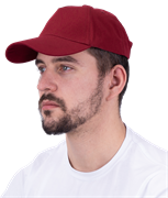 Бейсболка бордовая