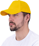 Бейсболка желтая