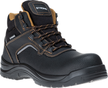 Ботинки STRONG (Стронг) с КП, кожаные ПУ/ПУ