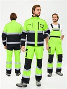 Костюм сигнальный ProfLine Specialist-2 (тк.Смесовая МВО,240) п/к, желтый/черный