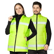 Жилет утепленный "Хайвиз" желтый
