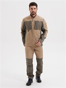 Костюм "ДРИМ" куртка+брюки, тк. смесовая (60% хлопок, 40% п/э), плотность 270 г/м2, цв. беж/олива