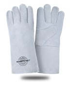 Краги спилковые КАРЕЛИЯ Safeprotect серые (без подкладки) р.10,5 (х12х60)