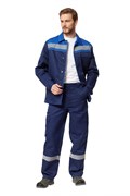 Костюм "Практик 1" т.синий/василек КОС521