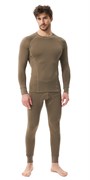 Термобельё в комплекте (фуфайка, кальсоны) EcoDry RealMan хаки (В КОРОБКЕ)