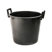 Таз строительный круглый гибкий с ручками, 30л, (шт.)