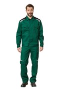 Куртка "Алатау" зеленый/черный 240 г/м.кв, 100%ХБ, ВО, Саржа  КУР333